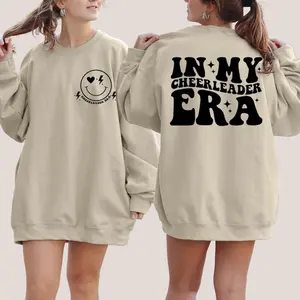In My Cheerleader Era Sweatshirt, In My Cheer Era Hoodie, Cheerleader Sweatshirt, Cheerleader Gifts  Hoodie and Sweater; T-shirt Cotton