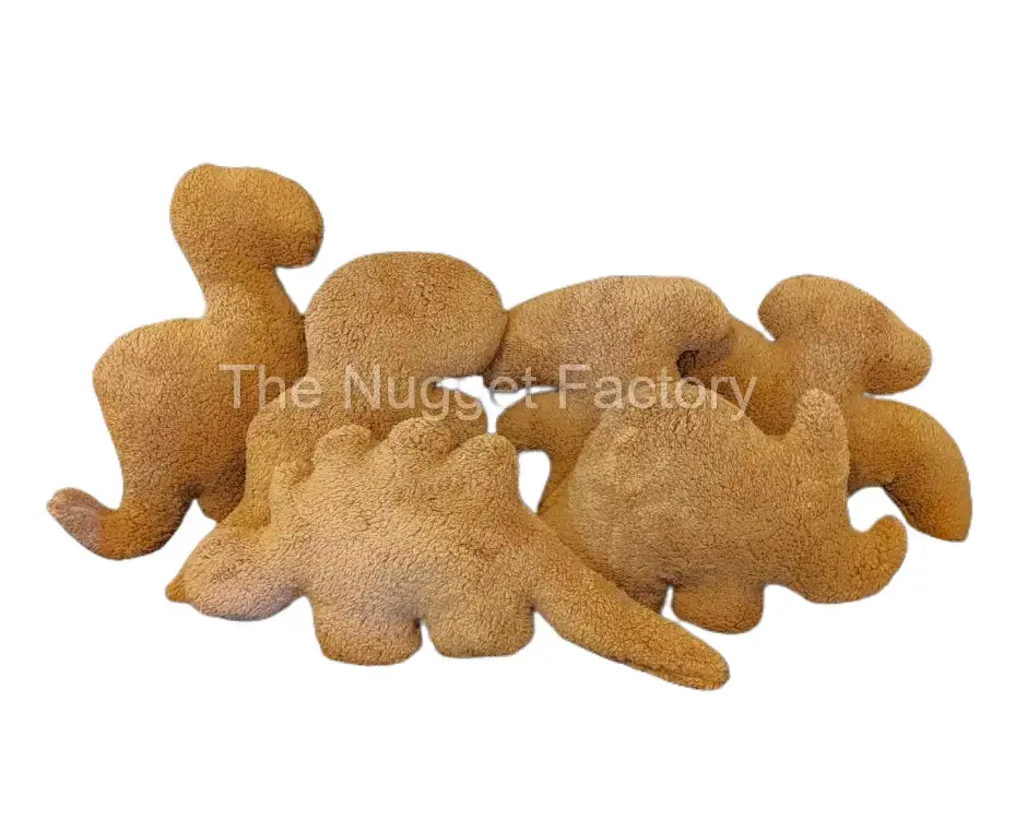 Dino Nugget Plush, Dinosaur Nug Pillow, Cozy Nugget Plush, T Rex Décor,  Stegosaurus Décor, Dino Décor, Chicken Nug Pillow, Nugget Couch Pillow