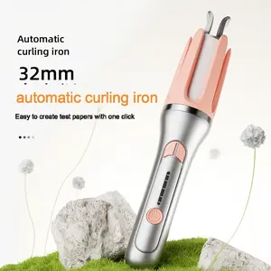 Professional Automatic Hair Curler, 32mm Barrel, Ionic Conditioning, 4 Temperature Settings, Easy-To-Use Interface, Salon-Quality Curls