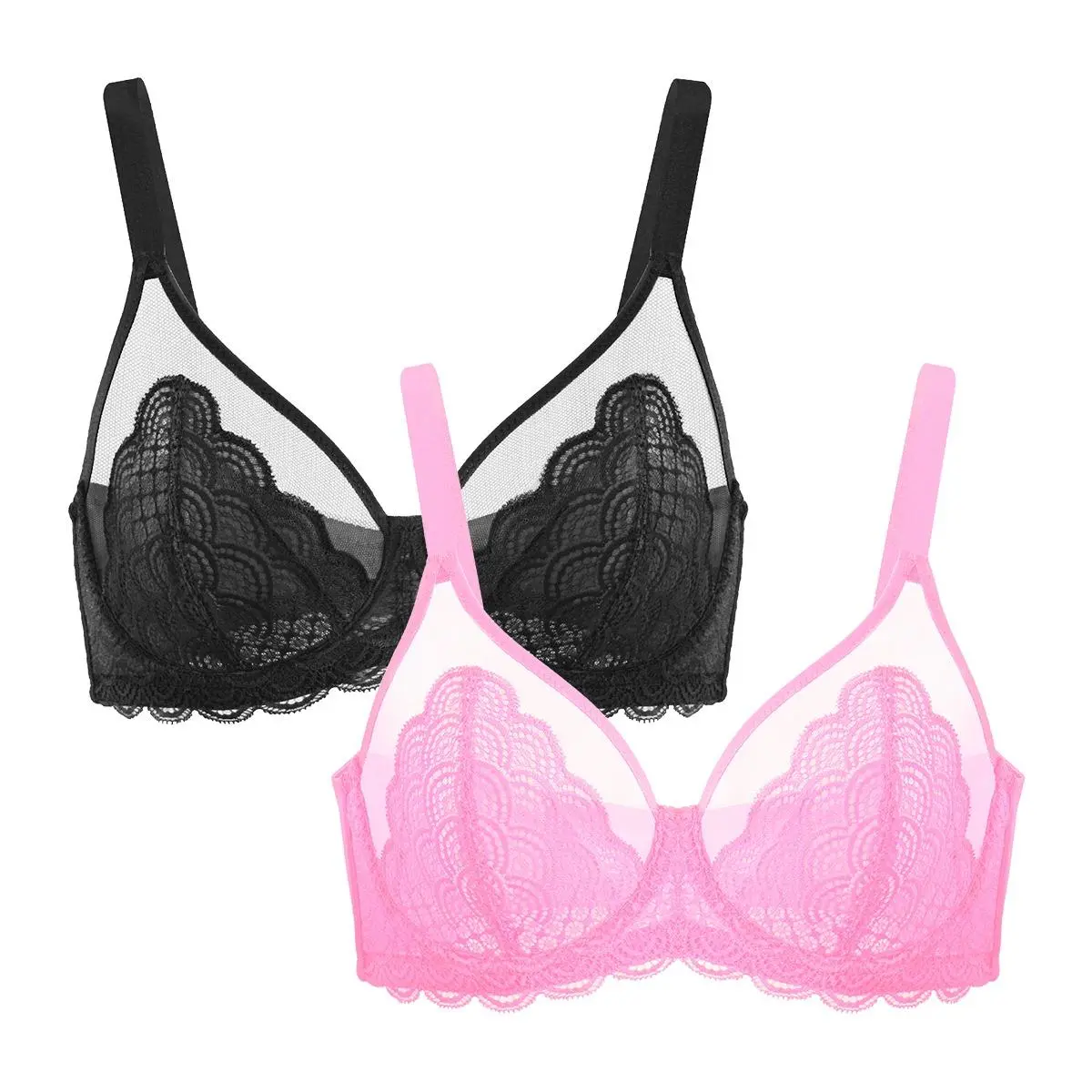 Mermaid Black+Mermaid Pink (2 Pack)