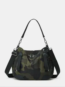 New Women's Trendy Handbag Lightweight Casual Shoulder Bag, Cross Body Bags, Camouflage Pattern Design, Suitable for Travel and Shopping