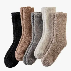 Women's Fuzzy Slipper Socks - Cozy & Comfortable for Home Use - Available in Multiple Colors