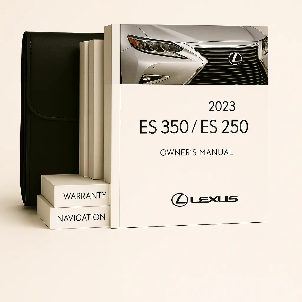 2023 Lexus ES 350 250 Owners Manual - Complete Set