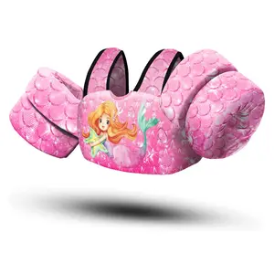 Chriffer Kids Swim Clothes for 22-66 Pounds Boys and Girls, Toddler Floaties with Shoulder Harness Arm Wings for 2,3,4,5,6,7 Years Old Baby