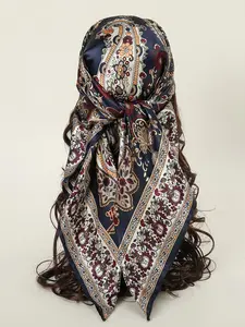 Women's Floral & Paisley Print Scarf, Headscarf, Boho Style Printed Bandana for Daily Wear, Trendy All-match & Exquisite Bandana for Birthday Gift
