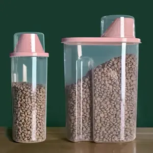 1pc plastic pet storage bin