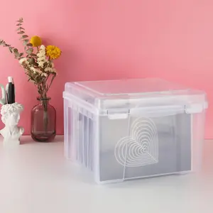 Double Sided Strong Magnetic Sheets, Plastic Storage Envelopes and Clear Craft Storage Box for Storing Scrapbooking Craft Dies