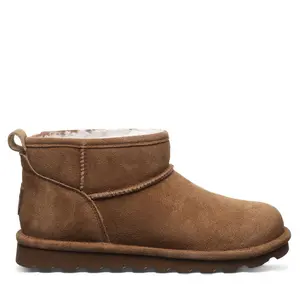 BEARPAW Women's Shorty Hickory Size 11 | Women's Ankle Boot | Women's Slip On Boot | Comfortable Winter Boot