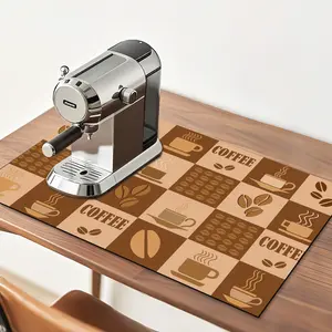 Barista Pro Coffee Mat – Non-Slip, Heat-Resistant Drying Mat for Coffee Machines, Cups & Accessories – Multi-Purpose Kitchen & Café Utility Mat