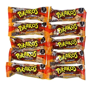 PIKAROS RICOLINO - DULCE CON TAMRINDO - EXPLOSION DE TAMARINDO Y CHILE - 16.5 GRAMOS - PRODUCT OF MEXICO