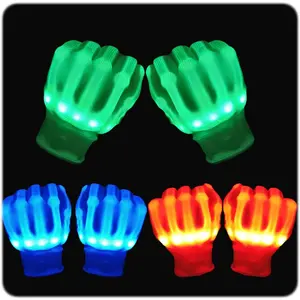 LED Gloves for Boys & Girls, Ages 8-13 - Coolest Kids Gifts, Light Up Fun Toys