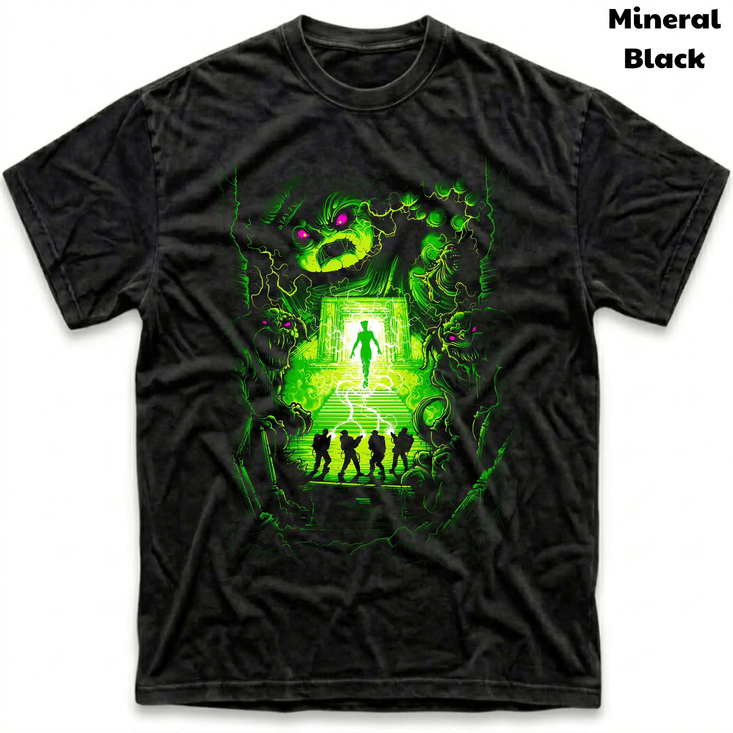 Men's and Women's T-Shirt, Vintage Ghostbusters Graphic Tee, Horror Movie Tee, Gift T-Shirt, Gothic Grunge Y2K Emo Scene Amity Affliction Style Clothes Menswear Womenswear Streetwear