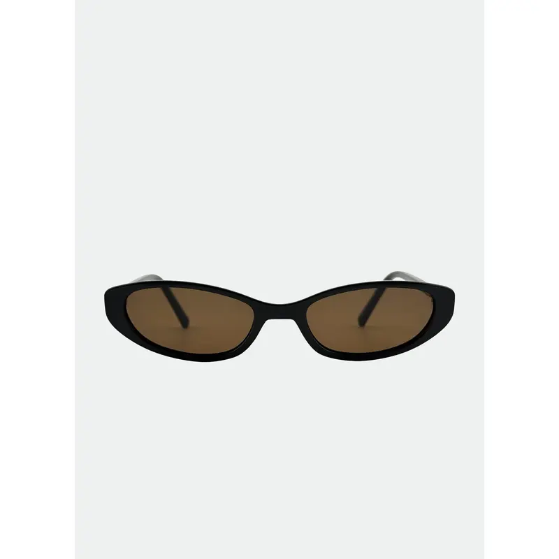 OTRA Nia Dark Chocolate Wayfarer Sunglasses with Brown  display picture 1