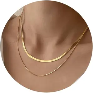 Chesky Snake Chain Herringbone Necklace Choker Necklaces for Women Gifts Jewelry for Fashion