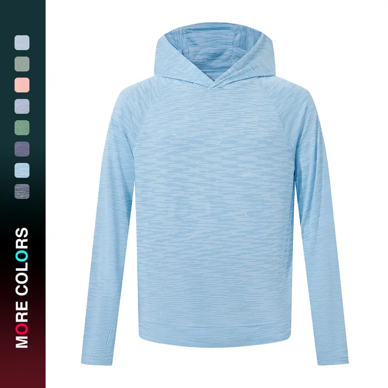 MAELREG Hoodies for Men Golf Athletic Texture Sweatshirts Lightweight Dry Fit Performance Midlayer Mens Hoodies Pullover