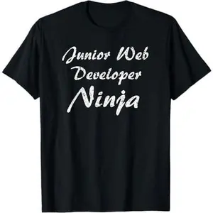 Junior Web Developer Tshirt Occupation Work T-Shirt