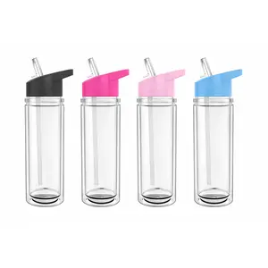 10 oz acrylic snow globe kids cup