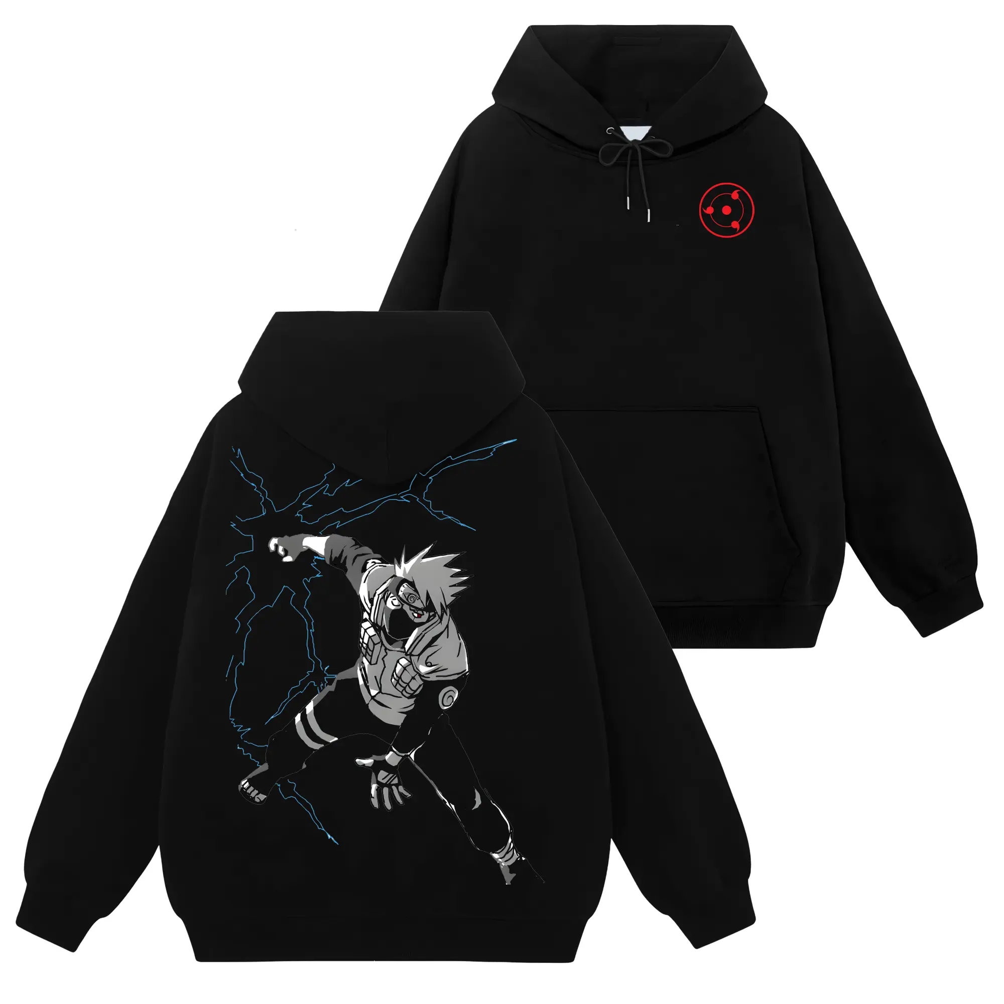 [Shinobi Shop] Limited Kakashi Hatake - Naruto Shippuden #119 Hoodie T-Shirt Sweatshirt, Retro Vintage Unisex Graphic 90s Cotton, Gift For Wibu, Anime Manga Y2K Streetwear