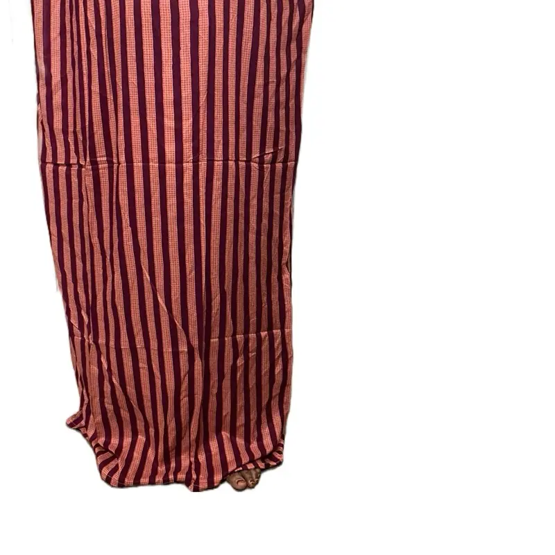 Pink Baati Cotton Fabric, Modest Style Women's Clothes for Muslim Fashion, Arab Style Abayas, Elegant Traditional Abayas