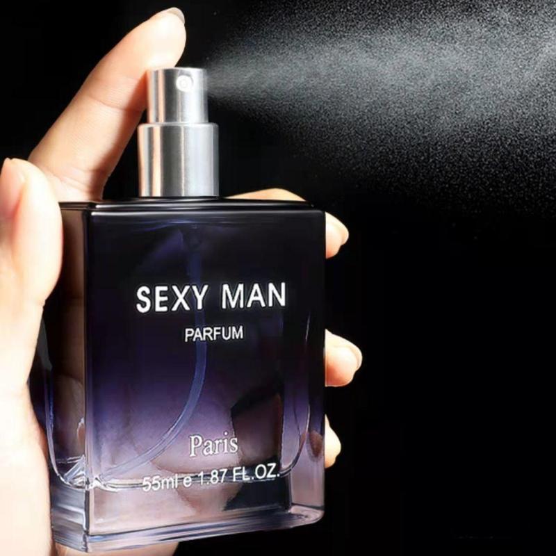 55ML Men's Perfume, Long Lasting Wooden Fragrance, Intense Scent, Natural Cologne, Mysterious Low-key Man's Fragrance for Daily, Business, Dating, Party