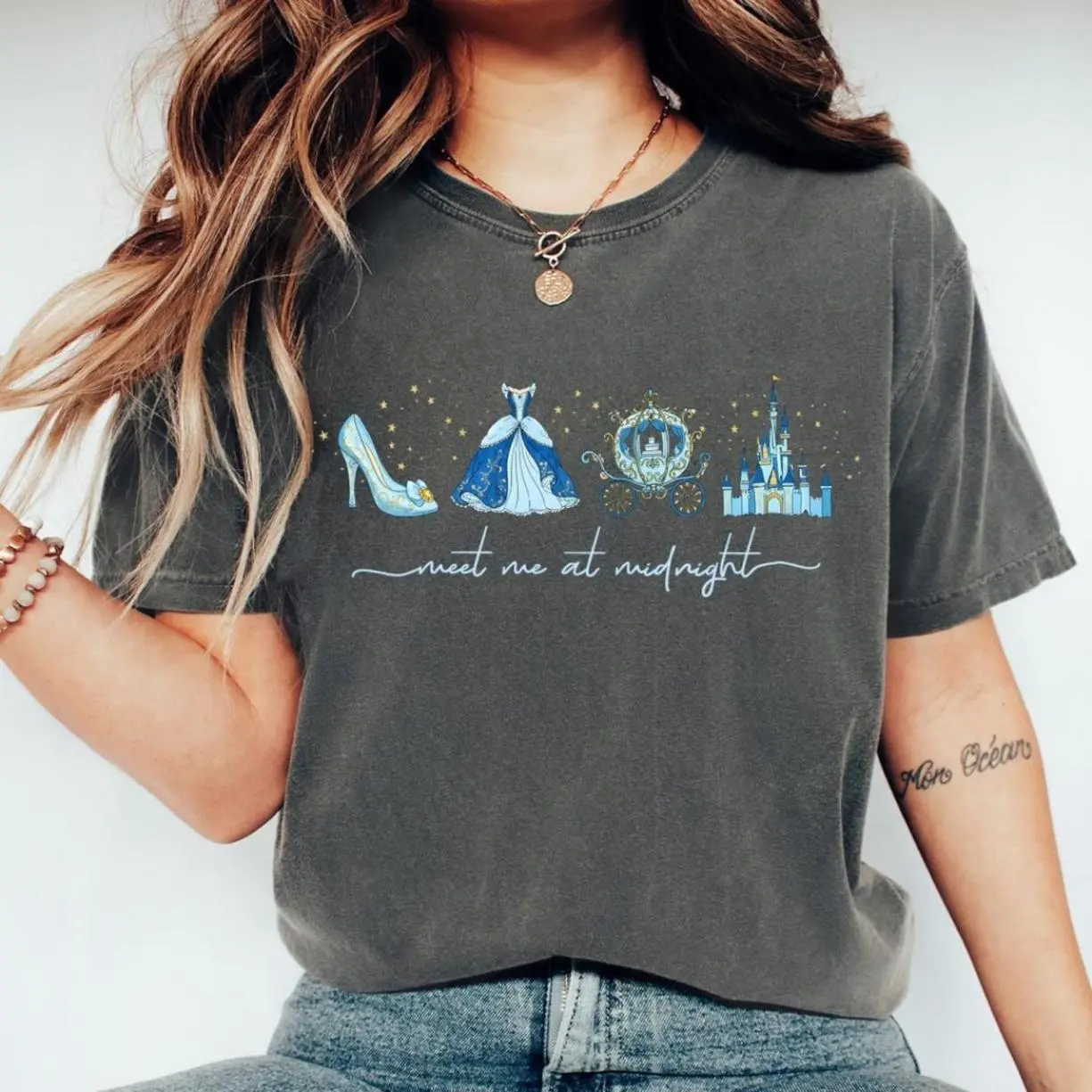 Comfort Colors/Gildan Shirt Meet me at Midnight Shirt, Princess Inspired T-Shirt, Magic Princess Shirt, Princess Party Gift, Magic Kingdom, Magic theme, WDW Family Match shirt