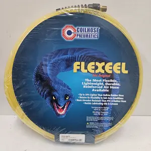 Coilhose Pneumatics Flexeel Air Hose Color Yellow