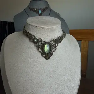 "Forest Moon Pact" Macramé handmade necklace（ship from us）