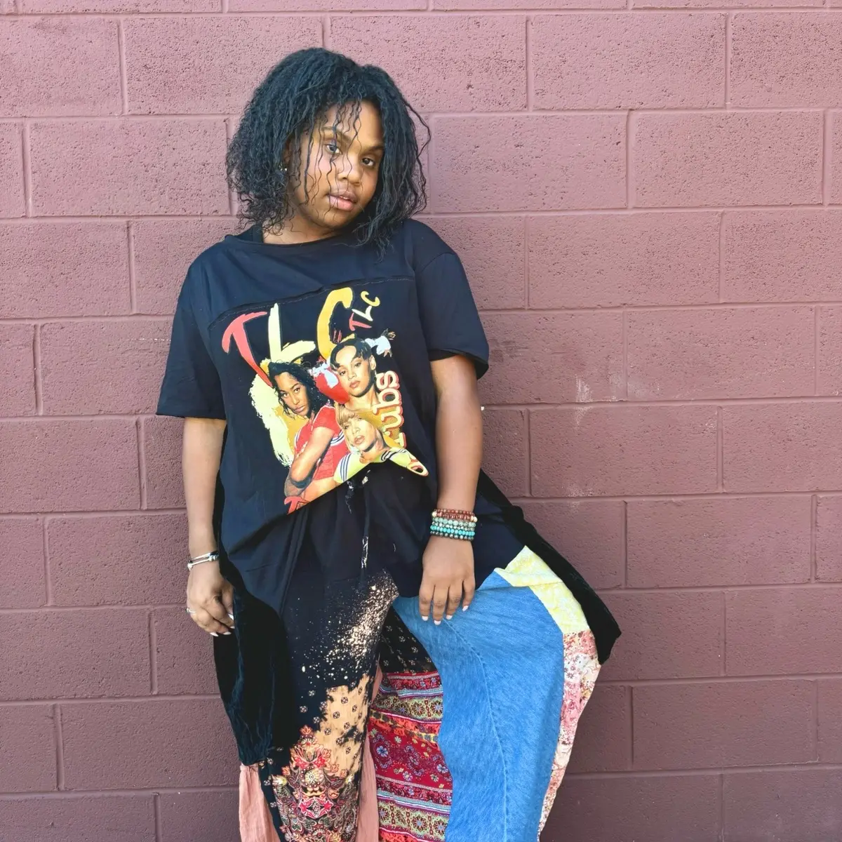 Extra Small-Large TLC High Low Maxi Tee