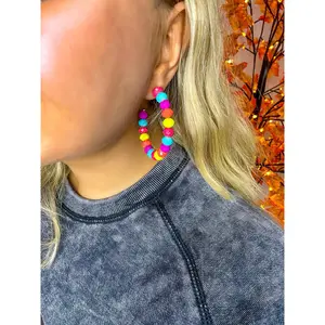 Vibrant Soul Neon Earrings  - Multi