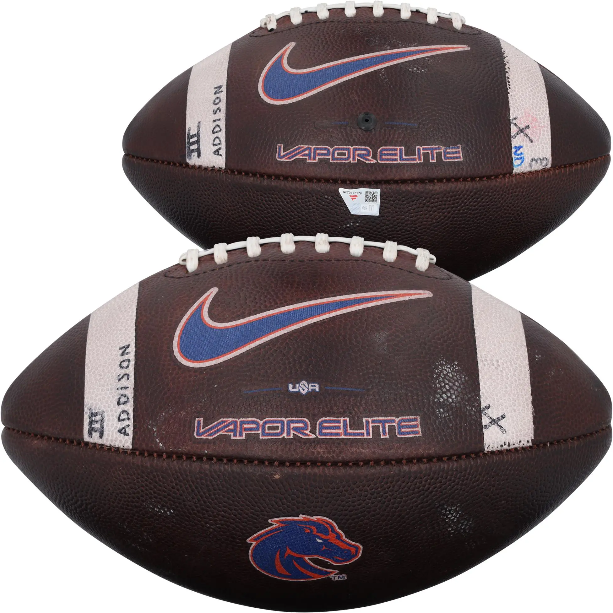 Boise State Broncos Game-Used Football vs. Nevada Wolfpack on October 24, 2025
