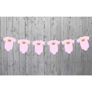 Princess Baby Shower Banner, Princess Baby Shower Garland