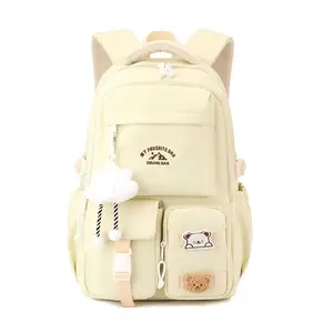 Korean Style Daily Backpack For Women Packsack Waterproof nylon Fabric Travel Backpacks Girls School Bag Teenagers Casual Bags