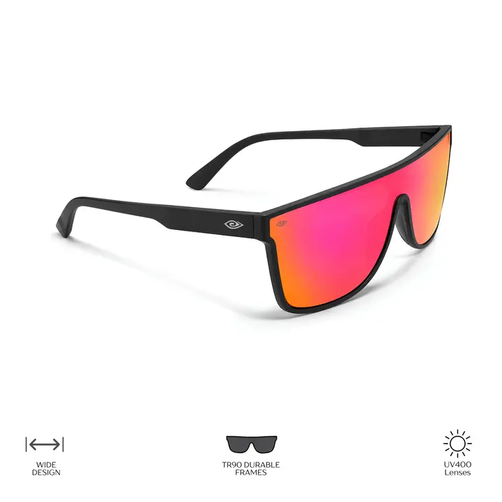 Pink Friction Wide Frame Sunglasses