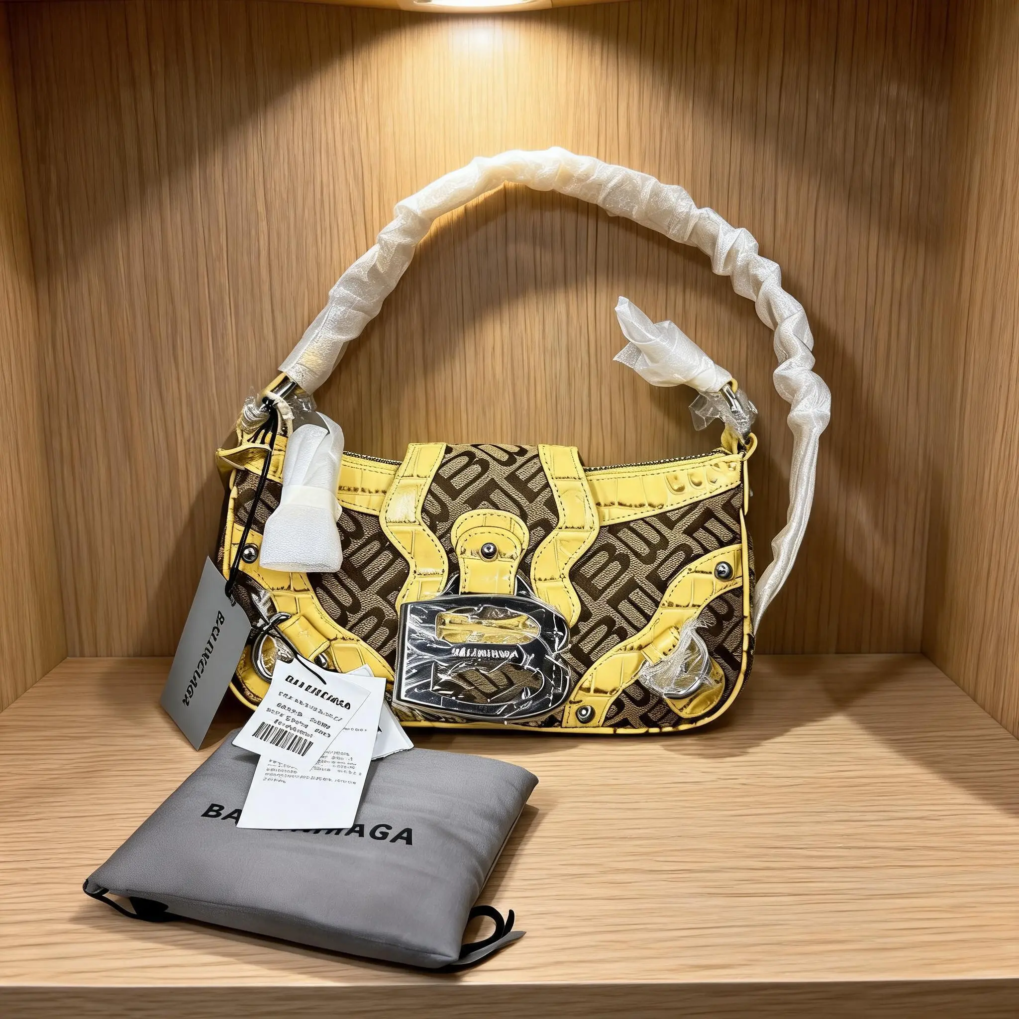 Pre-owned Balenciaga Canvas Shoulder Bag I0711199954