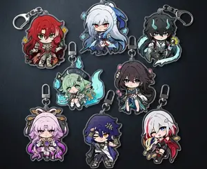 HONKAI Star Rail acrylic keychain, fan art merch