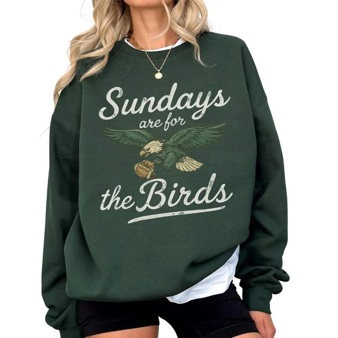 Adult & Youth Sundays Are For The Birds Sweatshirt, Philadelphia Football Shirt, Game Day Tee