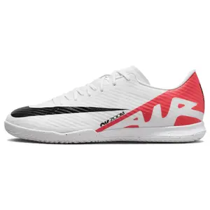 Nike Mercurial Vapor 15 Comfortable and Versatile IC/IN Durable Football Shoes Unisex White Red Trending Shoes, House White Official Shoes to Get / Maison Mihara