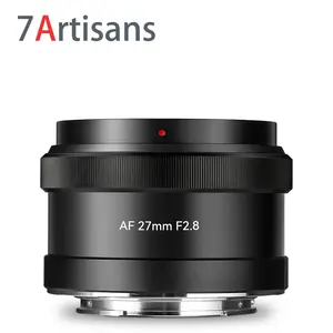 7artisans 27mm F2.8 Auto Focus Camera Lens for Sony E Mount, APS-C, Large Aperture, Prime, STM Auto Manual Focus Camera Lens,for Sony E-Mount A7 A7R A7S A7II A7RII A7III A7RIII A9 A6300 A6500 RX10 RX100 Cameras