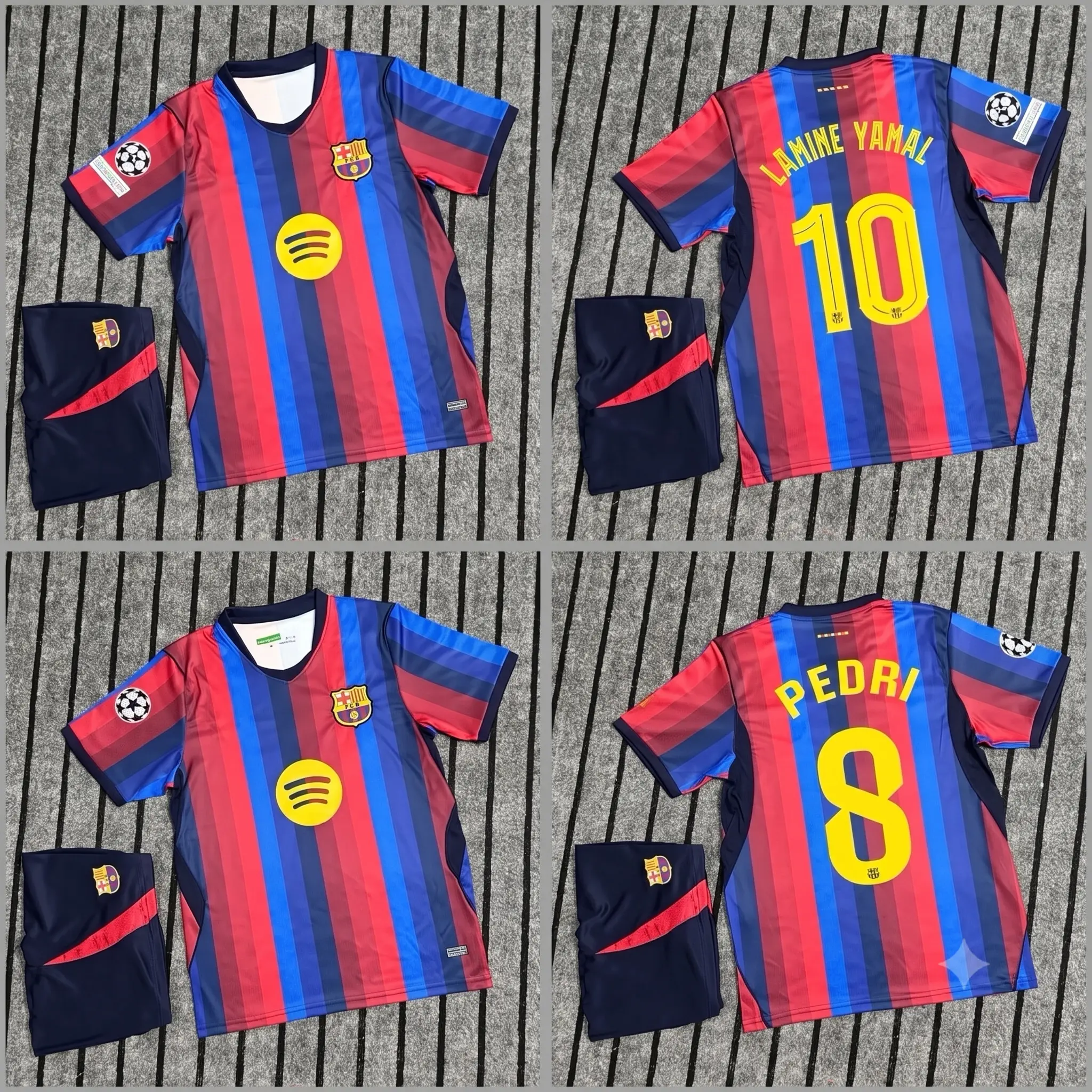 Barca 26/27 Home Soccer Jersey Set | Premium Polyester Kit