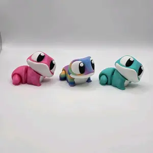 Chonky Frog Collection - 3D Printed Frog Figures in Assorted Colors, Perfect for Collectors and Fans