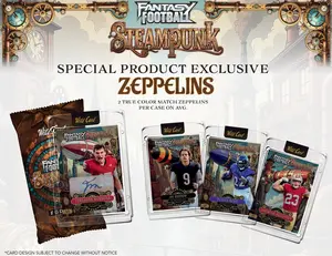 2026 Wild Card Fantasy Football Steam Punk Hobby Trading Cards