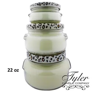 Tyler Candle 22 oz - Aroma Decor with Floral Design - Ideal for Fragrance and Aroma Enhancement