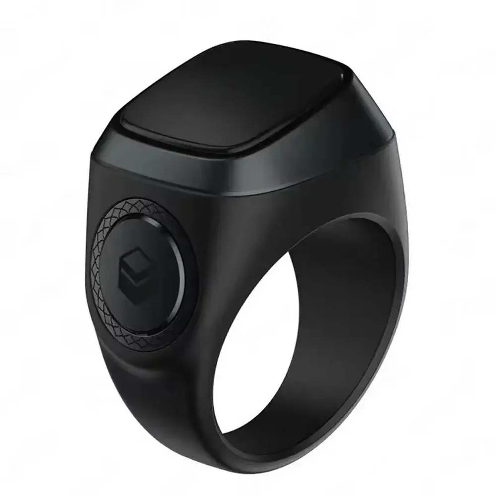 2026 IQibla Smart Zikr Ring Praise Tasbih Tally Electronic Digital Counter for Muslims Prayer Time Vibration Reminder Waterproof