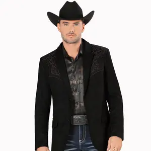 MONTERO BLAZER 2182, SACO BORDADO PARA CABALLERO, CORTE SLIM FIT, PREMIUM QUALITY, PARA OCASIONES FORMALES Y CASUALES.