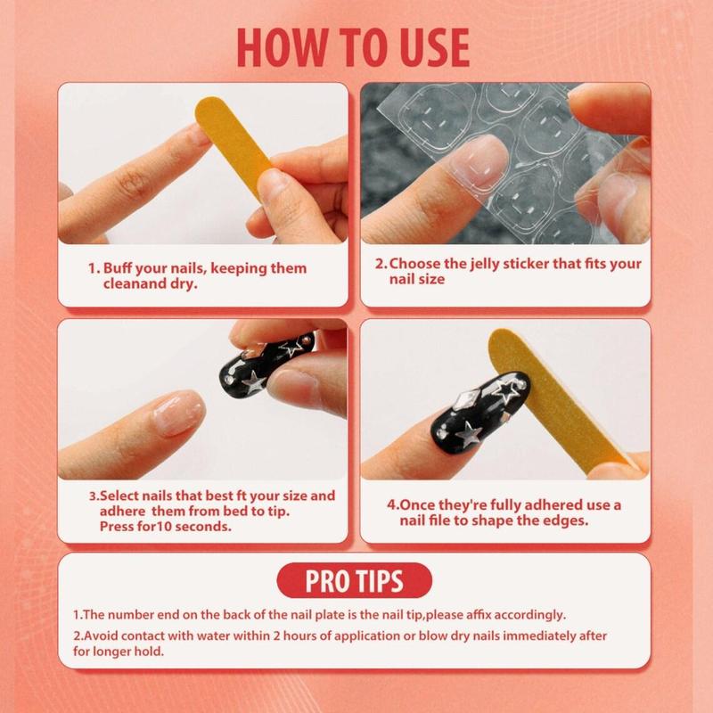 Cute Pink Theme Children Press On Nails,Shining Crystal Diamond,Reusable,Novelty Gifts for Kid