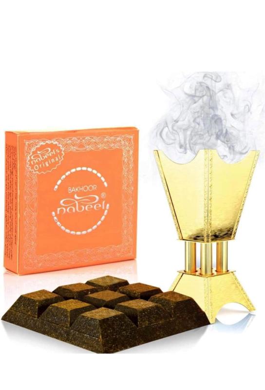 Nabeel Bakhoor Incense oudh Original Packaging Featuring Elegant Design