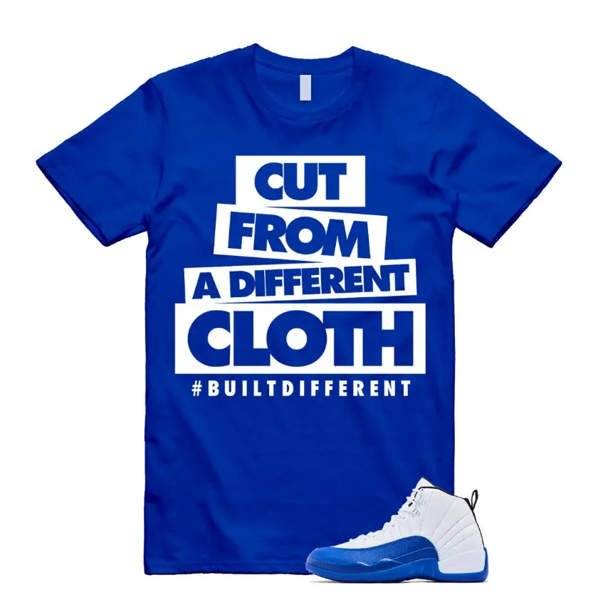 12 Blueberry Game Royal Blue White Black T Shirt Match CLOTH, 12 Blueberry Outfit, Graphic Tees, Womenswear Top T-Shirt
