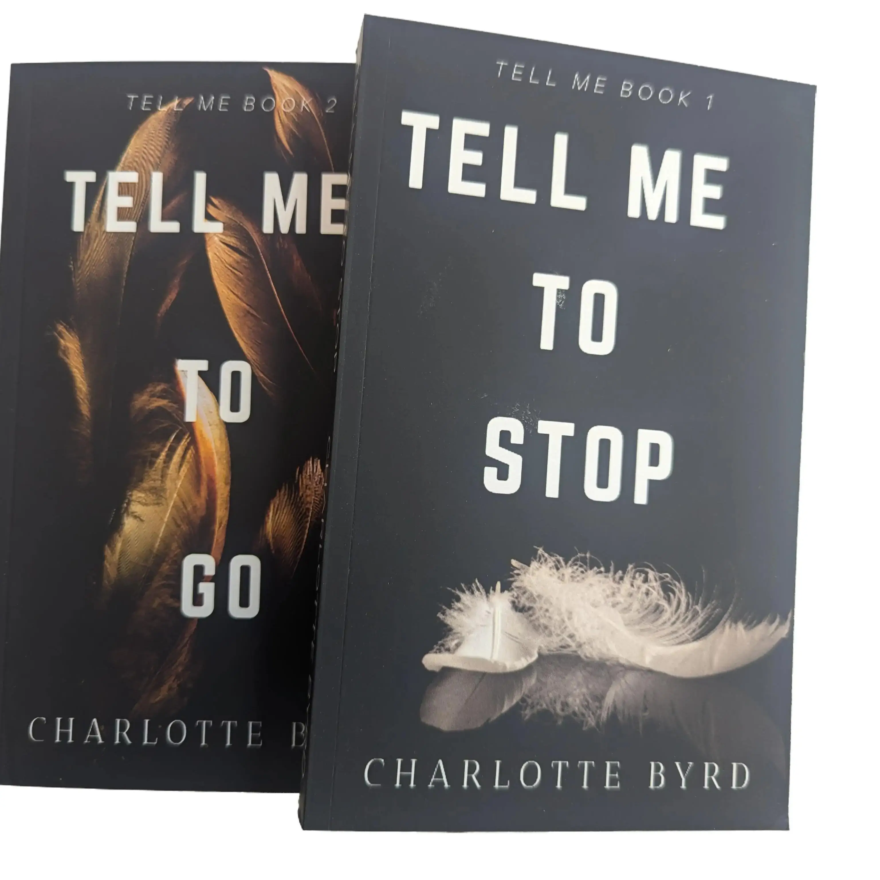 Tell Me to Stop SIGNED paperback bundle book lover romance paperback smut books