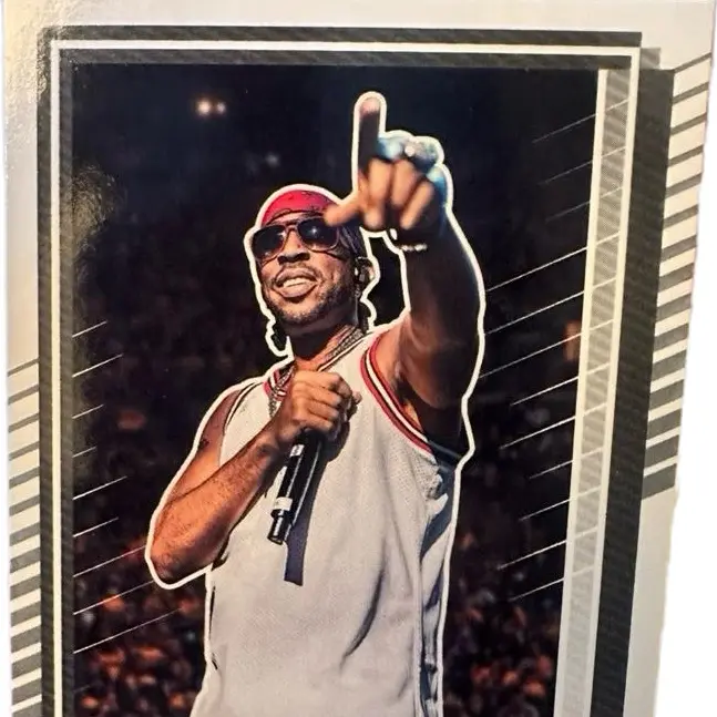 NBA Donruss Ludacris Rapper Raw Sports Trading Card Single, Sports Collectible, Collectible Card Item, Sports Trading Cards