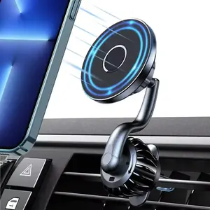 MagSafe Car Phone Mount 🚗🧲 | Strong Magnetic 360° Air Vent Holder (Hands-Free Driving)